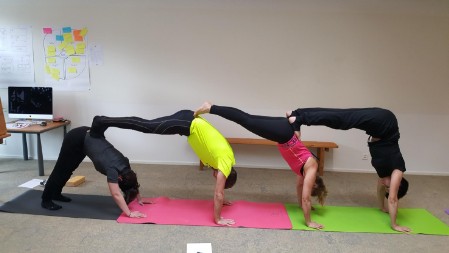 Gesundheitliche Prävention durchBusiness-Yoga